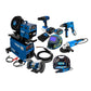 COMBO  SOLDADOR + ANTORCHA + TALADRO + 2 BATERIAS + CARGADOR + CARETA + ESMERILADORA + TALADRO PERCUTOR + ESMERIL + MOTO TOOL
