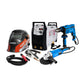 COMBO SOLDADOR INVERSOR + TALADRO PERCUTOR 1/2PUL + ESMERILADORA ANGULAR DE 9 + CARETA PARA SOLDAR