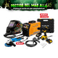 COMBO SOLDADOR INVERSOR + CARETA ELECTRONICA + TALADRO PERCUTOR INALAMBRICO + ESMERILADORA ANGULAR 4 1/2