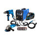 COMBO SOLDADOR INVERSOR + CARETA ELECTRONICA + ROLLO SOLDADURA MIG ALAMBRE + TALADRO PERCUTOR 1/2PUL + ESMERILADORA ANGULAR 4-1/2INCH