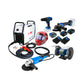 COMBO PLASMA + ANTORCHA + ESMERILADORA + CARETA ELECTRONICA + ESMERIL + ESMERILADORA + 2 CARGADORES + 3  BATERIAS + TALADRO PERCUTOR