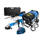 COMBO MOTOSOLDADOR GASOLINA 4T + CARETA ELECTRONICA SOLDADURA + ESMERILADORA ANGULAR DE 9 + TALADRO PERCUTOR 1/2PUL + MARTILLO DEMOLEDOR HEX30