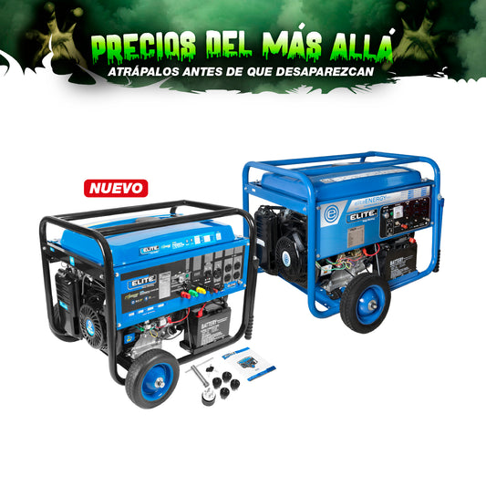 COMBO GENERADOR PORTATIL GASOLINA 7,5KW + GENERADOR PORTATIL GASOLINA 6.5KW
