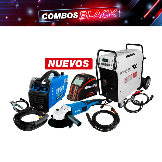 COMBO SOLDADOR INVERSOR + ANTORCHA MIG - EURO + CARETA ELECTRONICA + ESMERILADORA ANGULAR DE 7 + CORTADOR DE PLASMA + ANTORCHA DE PLASMA