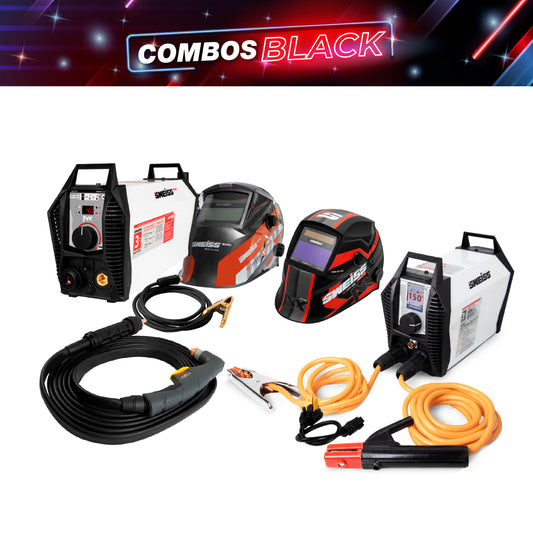 COMBO CORTADOR DE PLASMA + ANTORCHA DE PLASMA + SOLDADOR INVERSOR + CARETA PARA SOLDAR + CARETA ELECTRONICA