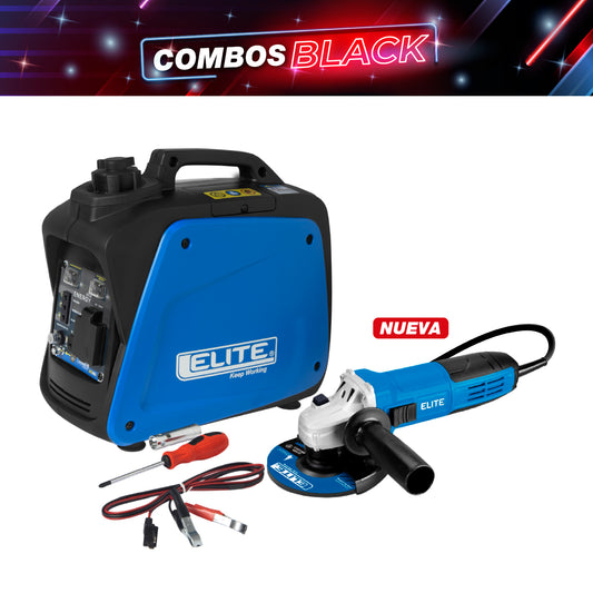 COMBO GENERADOR INVERSOR ULTRA + ESMERILADORA ANGULAR 4 1/2