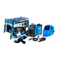 COMBO GENERADOR PORTATIL GASOLINA 9KW + SOLDADOR ARC 220S + CARETA ELECTRONICA SOLDADURA + ESMERILADORA ANGULAR 4-1/2PUL 1400W