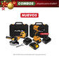 COMBO ESMERILADORA ANGULAR 4-1/2INCH + TALADRO PERCUTOR INALAMBRICO BRUSHLESS 1/2 PUL