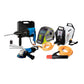 COMBO SOLDADOR INVERSOR + CARETA ELECTRONICA + ESMERILADORA ANGULAR 4-1/2PUL + ROTOMARTILLO SDS PLUS 900W