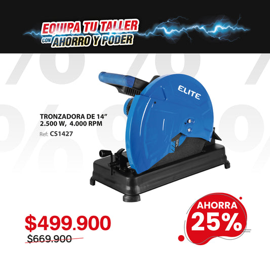 Tronzadora Electrica 14PULG 2500W 110V-60HZ
