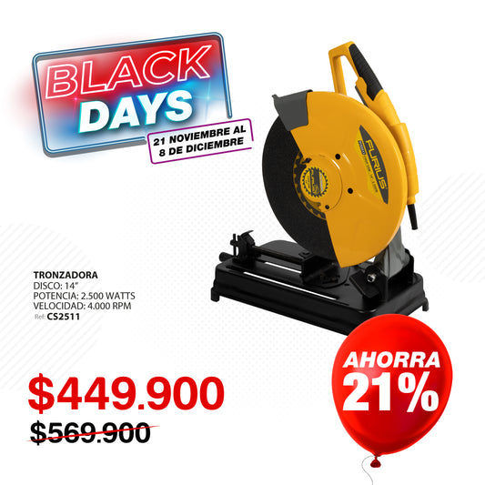 Tronzadora de 14” 2500 Watts . FIRE 2511