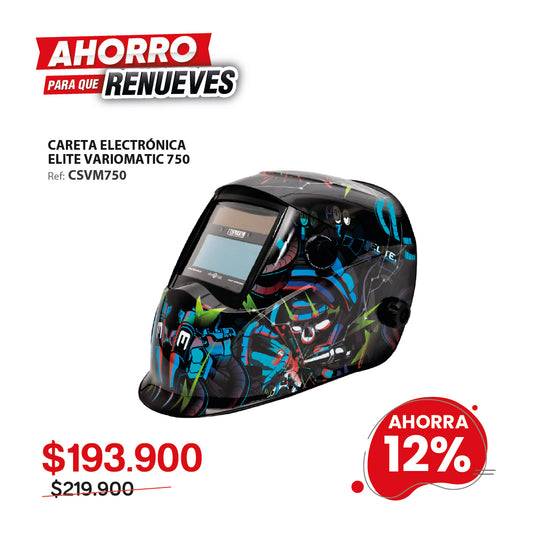 Careta electronica Elite VARIOMATIC 750