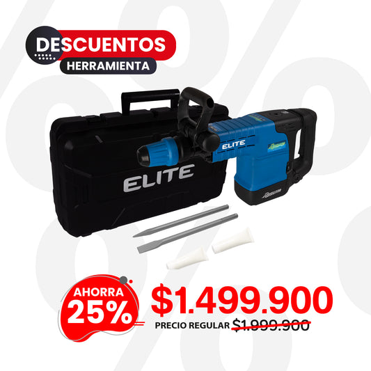 Martillo Demoledor con Encastre Tipo SDS MAX, 1.500W, 28Joules, 110V-60HZ