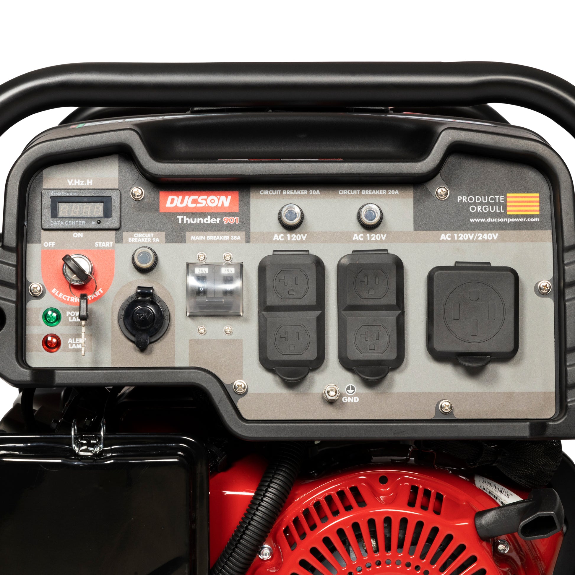Generador eléctrico a gasolina 18 Hp 4T 45 litros Ref. 123-A DUCSON – Tool  Store