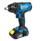 Llave de impacto inalámbrica 20V Eje 1/2" 2.800RPM Ref. XIWS20 ELITE Con batería, Cargador y Estuche