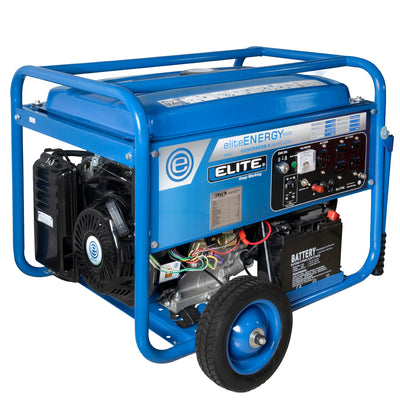 Planta eléctrica portátil a gasolina ELITE 6500W 120/240V arranque eléctrico