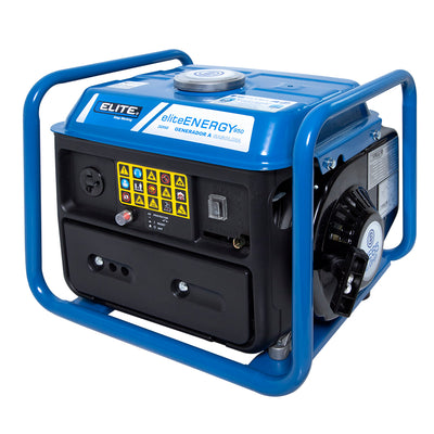 Planta eléctrica portátil a gasolina ELITE 950W 120V 2 tiempos