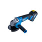 Esmeriladora inalámbrica 4-1/2 pulg, 20V, 10.000 RPM ELITE con Batería, Cargador, Estuche Plástico, Mango Auxiliar, Guarda Disco y Llave de ajuste