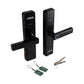 Cerradura inteligente ELITE para puertas de hasta 8cm de ancho. 5 métodos de apertura: huella, aplicación (wifi), tarjeta, contraseña y llave.