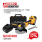 ESMERILADORA ANGULAR INALAMBRICA BRUSHLESS   4 1/2" 21V