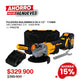 Pulidora Inalambrica brushless - pulg - 4-1/2" pulg - 9.000 RPM - 21 VCD con Batería, Cargador y Estuche Plástico