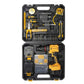 Taladro percutor inalambrico brushless 21V +  2  baterias  de 2 Amp + cargador + accesorios + maletin plastico