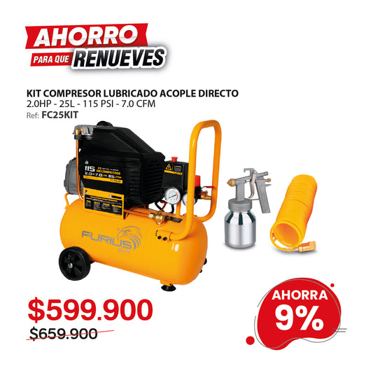 Kit Compresor de aire FLUX KIT AIR 25