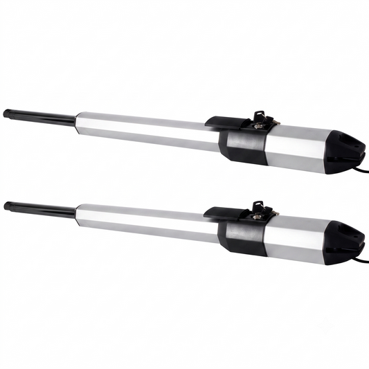Pistón para puertas batientes/abatibles de hasta 350Kg o 4 metros de ancho. Incluye 2 pistones. FALCON350
