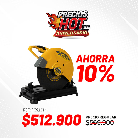 Tronzadora de 14” 2500 Watts . FIRE 2511