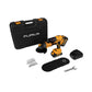 TALADRO PERCUTOR INALAMBRICO BRUSHLESS   1/2 " 21V + ESMERILADORA ANGULAR INALAMBRICA BRUSHLESS  4 1/2" 21v