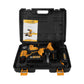 TALADRO PERCUTOR INALAMBRICO BRUSHLESS   1/2 " 21V + ESMERILADORA ANGULAR INALAMBRICA BRUSHLESS  4 1/2" 21v