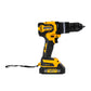 Taladro Inalambrico sin escobillas 1/2" pulg - 13mm - 21 V FURIUS con 2 Baterías, Cargador y Estuche Plástico