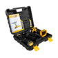 Taladro Inalambrico sin escobillas 1/2" pulg - 13mm - 21 V FURIUS con 2 Baterías, Cargador y Estuche Plástico