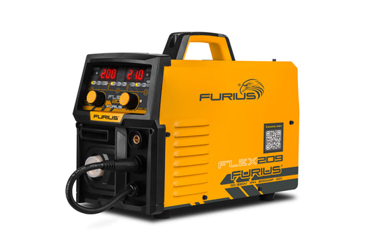 Soldador Inversor Multiprocesos 110/220V 200A - FURIUS FLEX 209 5KG