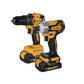 Kit Taladro percutor 
inalámbrico brushless 21V + atornillador de
impacto inalámbrico sin carbones 21V + 2 baterias 2 amp + 1 cargador