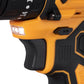 "Kit Taladro percutor 
inalámbrico brushless 21V + atornillador de
impacto inalámbrico sin carbones 21V + 2 baterias 2 amp + 1 cargador"
