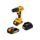 Taladro Percutor Inalámbrico Brushless 21V 1/2” FURIUS con 2 Baterías, cargador y Estuche Plástico