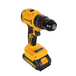 Taladro Percutor Inalámbrico Brushless 21V 1/2” FURIUS con 2 Baterías, cargador y Estuche Plástico