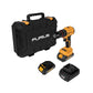 Taladro percutor inalambrico brushless 21V +  2  baterias  de 2 Amp + cargador + maletin plastico