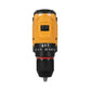 Taladro percutor inalambrico brushless 21V +  2  baterias  de 2 Amp + cargador + maletin plastico