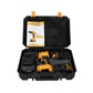 Taladro percutor inalambrico brushless 21V +  2  baterias  de 2 Amp + cargador + maletin plastico