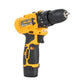 TALADRO ATORNILLADOR INALÁMBRICO FIRE 12 DE 3/8” - 10MM FURIUS CON BATERÍA Y CARGADOR