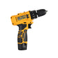 TALADRO ATORNILLADOR INALÁMBRICO FIRE 12 DE 3/8” - 10MM FURIUS CON BATERÍA Y CARGADOR