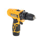 TALADRO ATORNILLADOR INALÁMBRICO FIRE 12 DE 3/8” - 10MM FURIUS CON BATERÍA Y CARGADOR