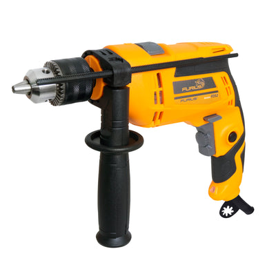 Taladro percutor FURIUS FIRE 550W 13mm 3.300 RPM con control variable