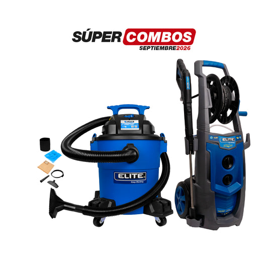 COMBO HIDROLAVADORA ELECTRICA + ASPIRADORA
