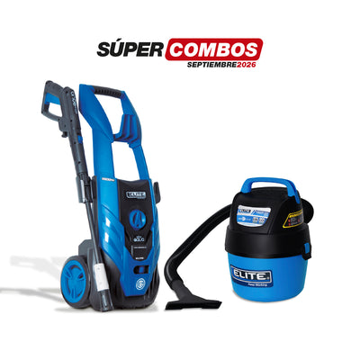 COMBO HIDROLAVADORA ELECTRICA + ASPIRADORA