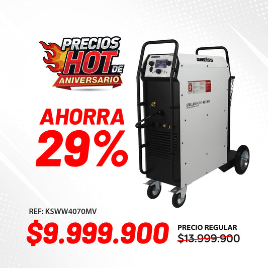 Soldador inversor multiproceso StellarWorks 4070MV
