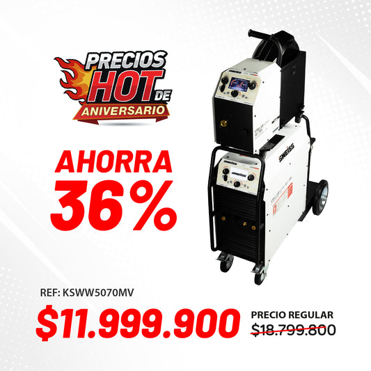 Soldador inversor multiproceso StellarWorks 5070MV