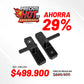 Cerradura inteligente con wifi para puertas de hasta 8cm de ancho. 5 métodos de apertura: huella, aplicación (wifi), clave, tarjeta y llave. OWL504